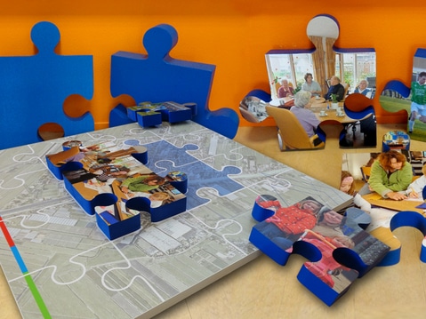 Piepschuim puzzel Twee Reclame, foto 2
